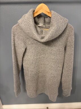 Ingrid & Isabel Maternity Heather Gray Cowl Neck Sweater